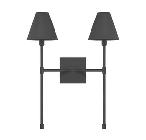 Savoy House - 9-5202-2-89 - Two Light Wall Sconce - Jefferson - Matte Black