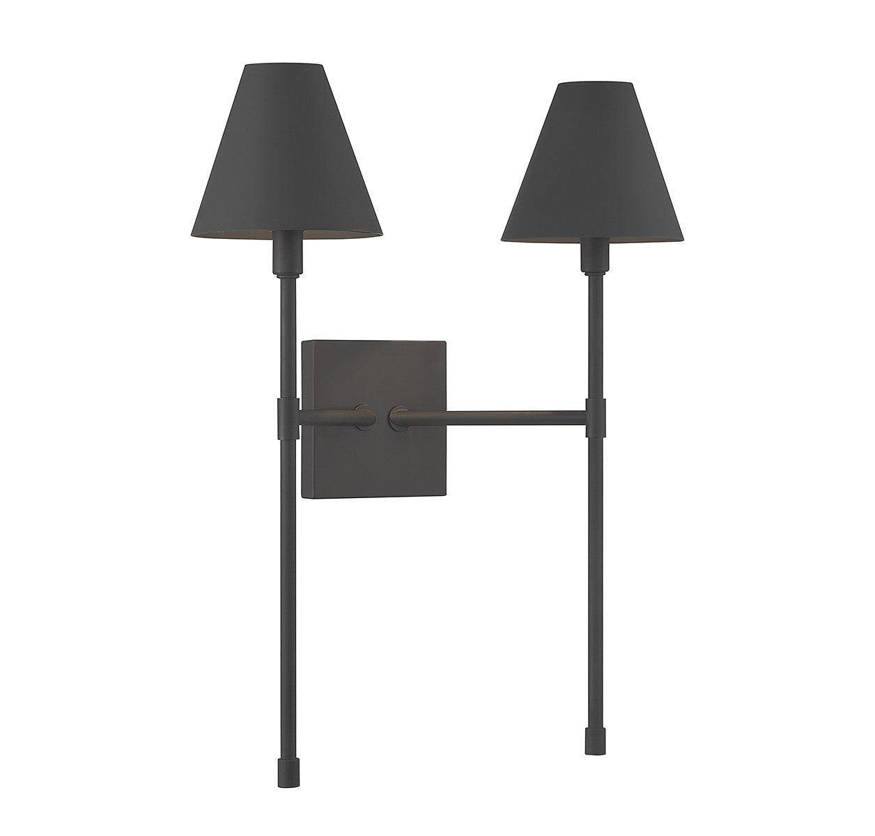 Savoy House - 9-5202-2-89 - Two Light Wall Sconce - Jefferson - Matte Black