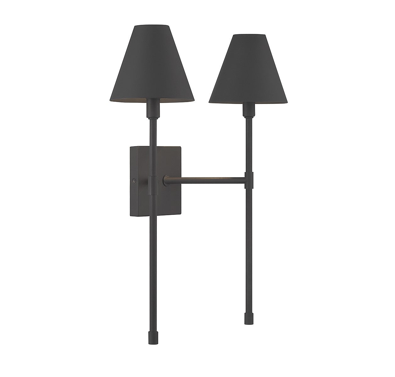 Savoy House - 9-5202-2-89 - Two Light Wall Sconce - Jefferson - Matte Black