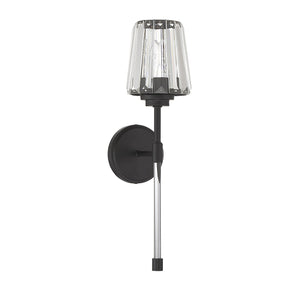 Savoy House - 9-6001-1-89 - One Light Wall Sconce - Garnet - Matte Black