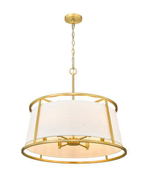 Z-Lite - 1935-26RB - Six Light Chandelier - Lenyx Pendant - Rubbed Brass