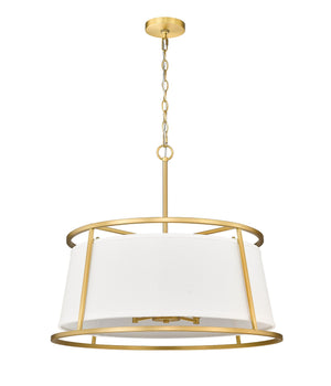 Z-Lite - 1935-26RB - Six Light Chandelier - Lenyx Pendant - Rubbed Brass