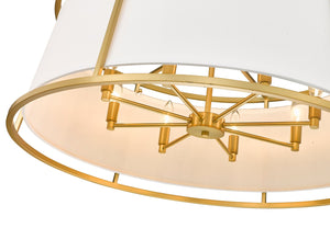 Z-Lite - 1935-32RB - Eight Light Chandelier - Lenyx Pendant - Rubbed Brass