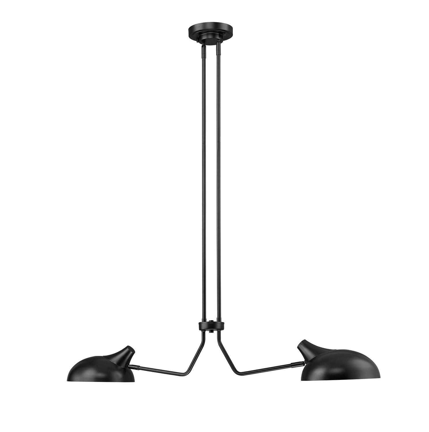 Z-Lite - 1942-2L-MB - Two Light Linear Chandelier - Bellamy - Matte Black