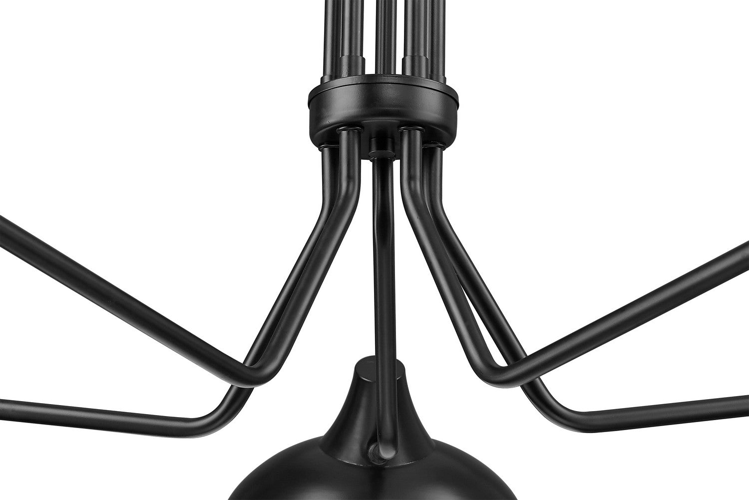 Z-Lite - 1942-5MB - Five Light Chandelier - Bellamy - Matte Black