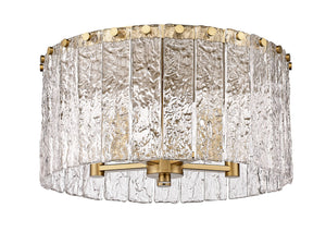 Z-Lite - 1943F16-MGLD - Five Light Flush Mount - Glacier - Modern Gold