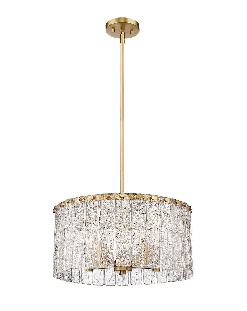 Z-Lite - 1943P18-MGLD - Five Light Pendant - Glacier - Modern Gold