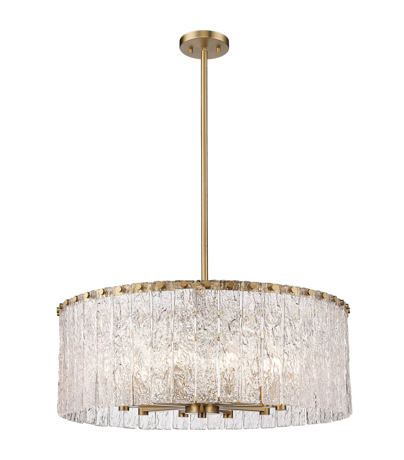 Z-Lite - 1943P26-MGLD - Ten Light Chandelier - Glacier - Modern Gold