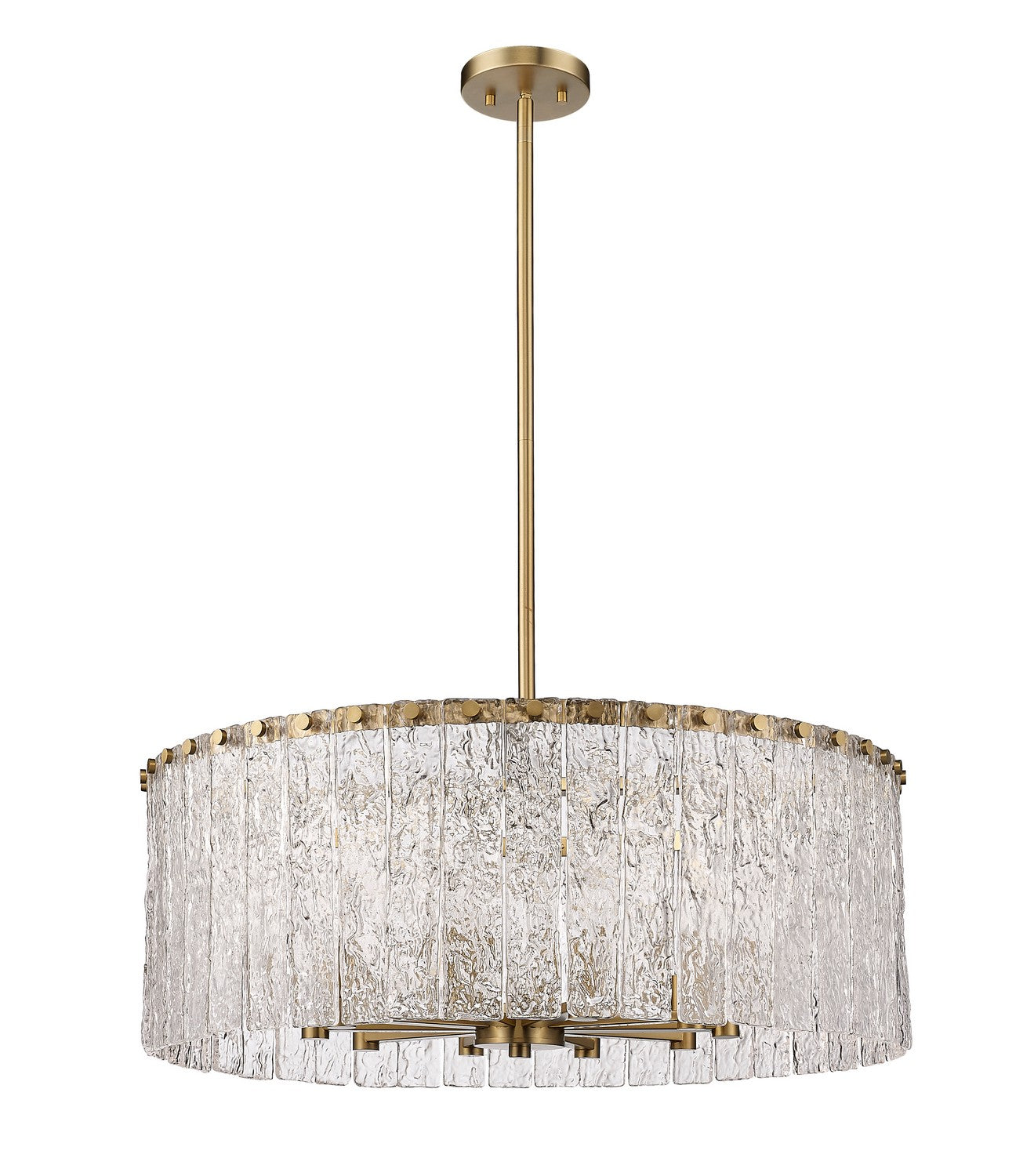 Z-Lite - 1943P26-MGLD - Ten Light Chandelier - Glacier - Modern Gold