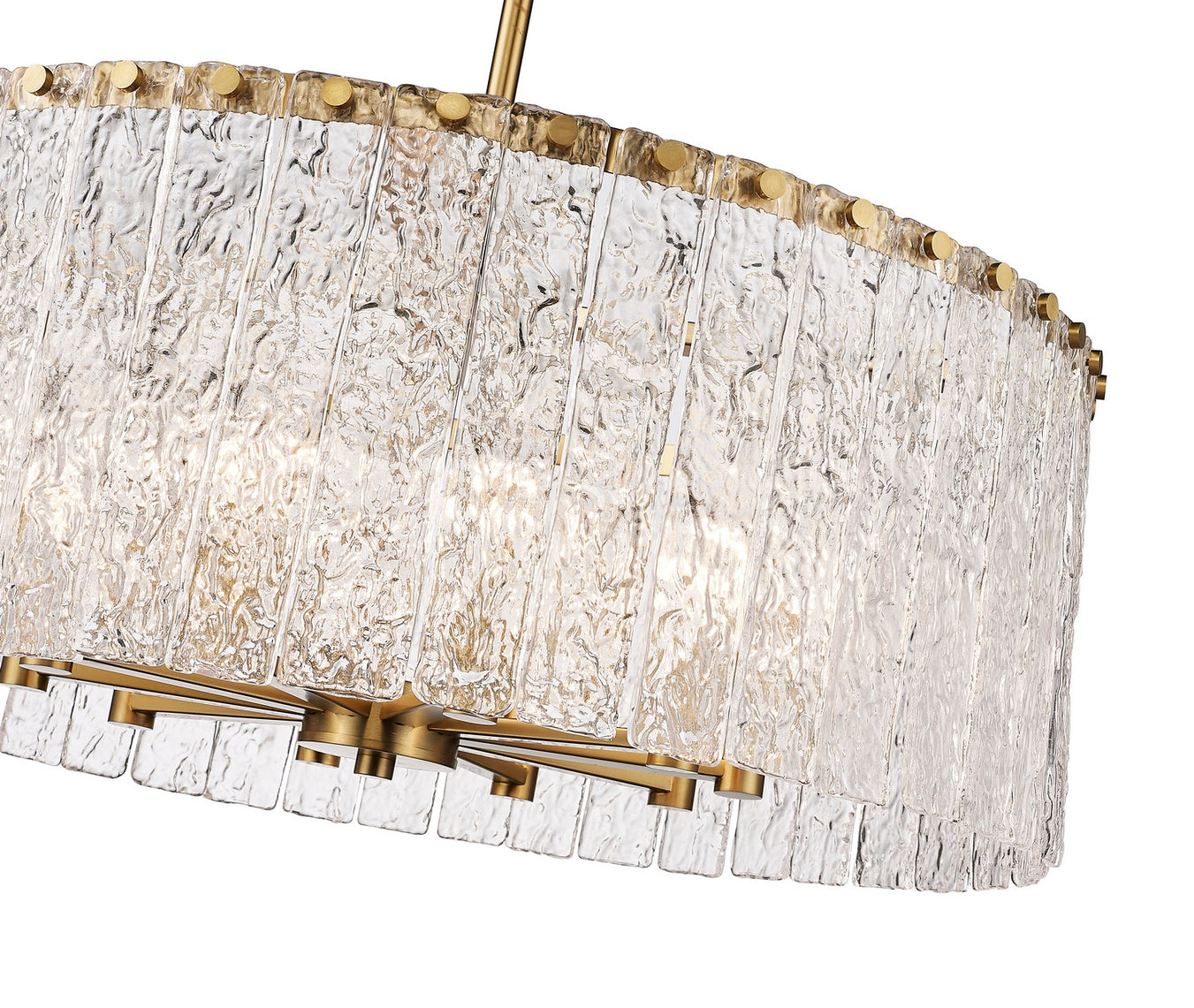 Z-Lite - 1943P26-MGLD - Ten Light Chandelier - Glacier - Modern Gold