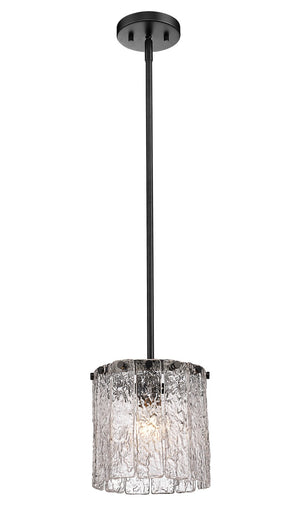 Z-Lite - 1943P8-MB - One Light Pendant - Glacier - Matte Black