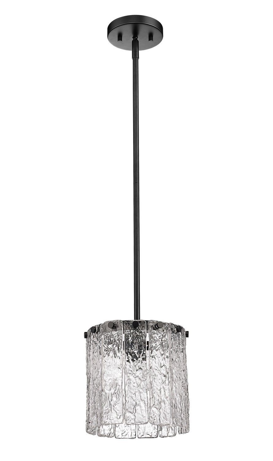 Z-Lite - 1943P8-MB - One Light Pendant - Glacier - Matte Black