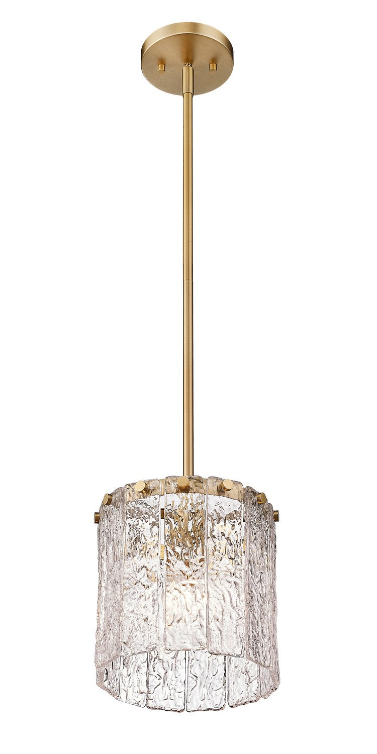 Z-Lite - 1943P8-MGLD - One Light Pendant - Glacier - Modern Gold