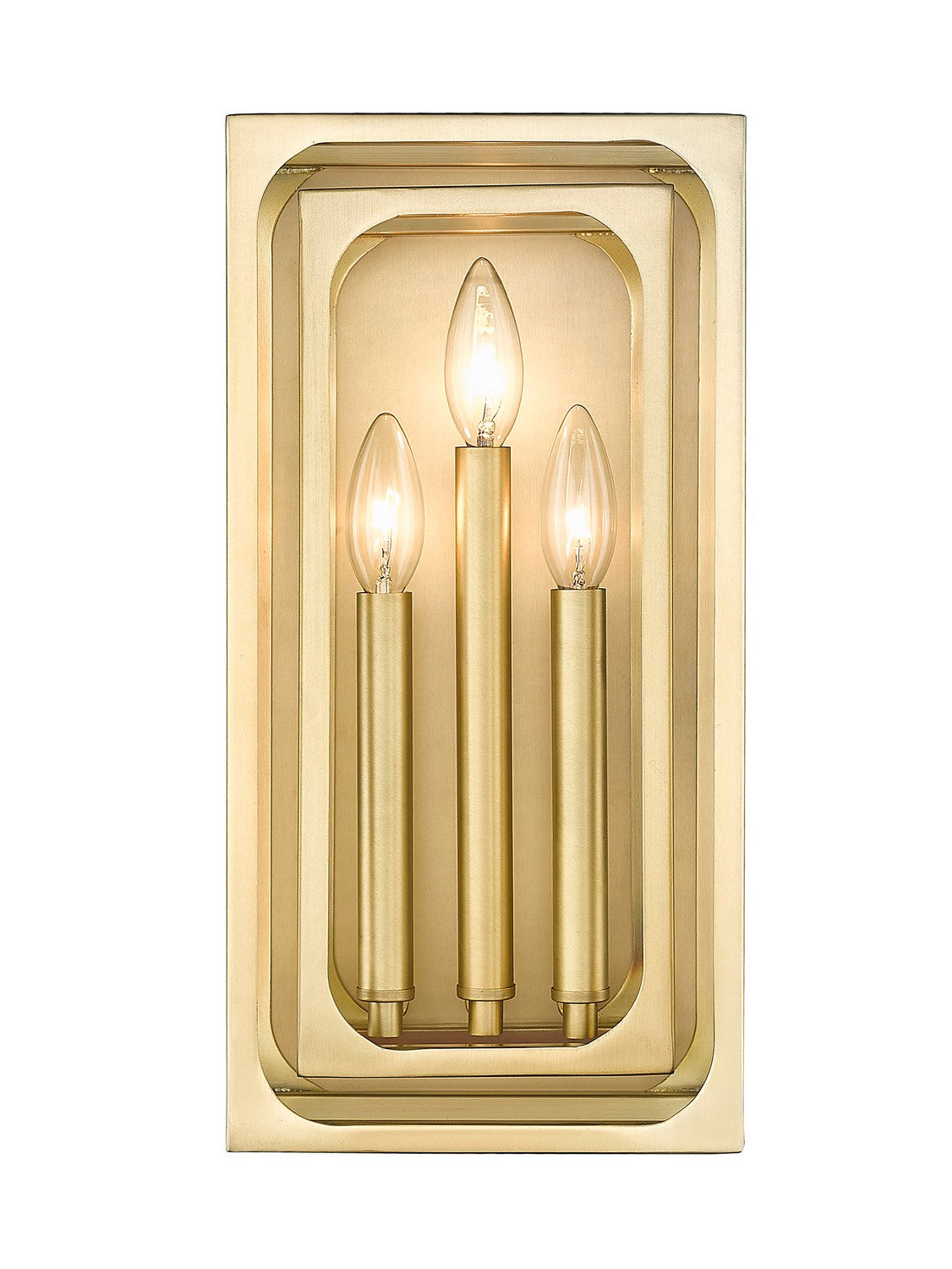 Z-Lite - 3038-3S-RB - Three Light Wall Sconce - Easton - Rubbed Brass