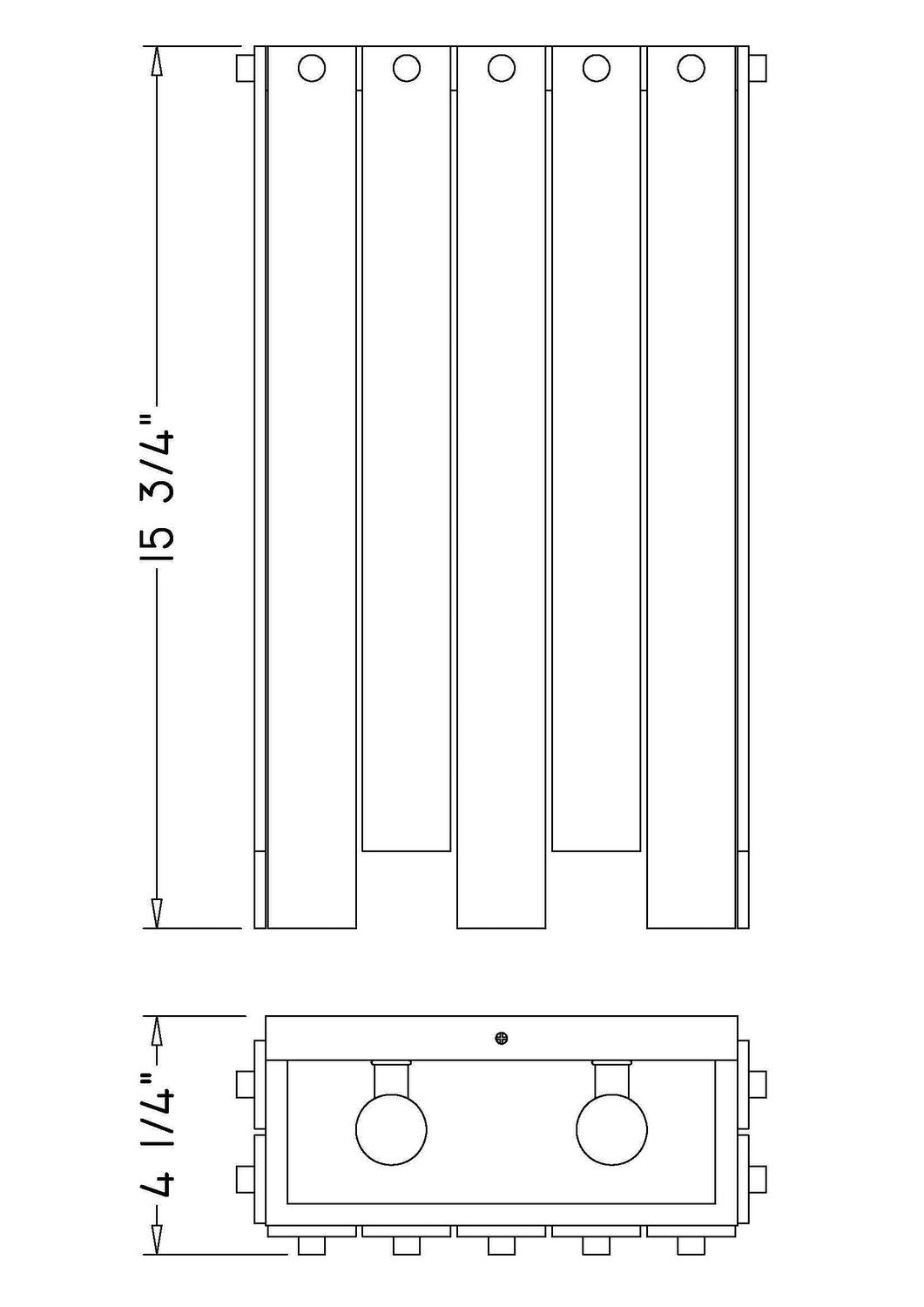 Z-Lite - 345-4S-PN - Four Light Wall Sconce - Viviana - Polished Nickel