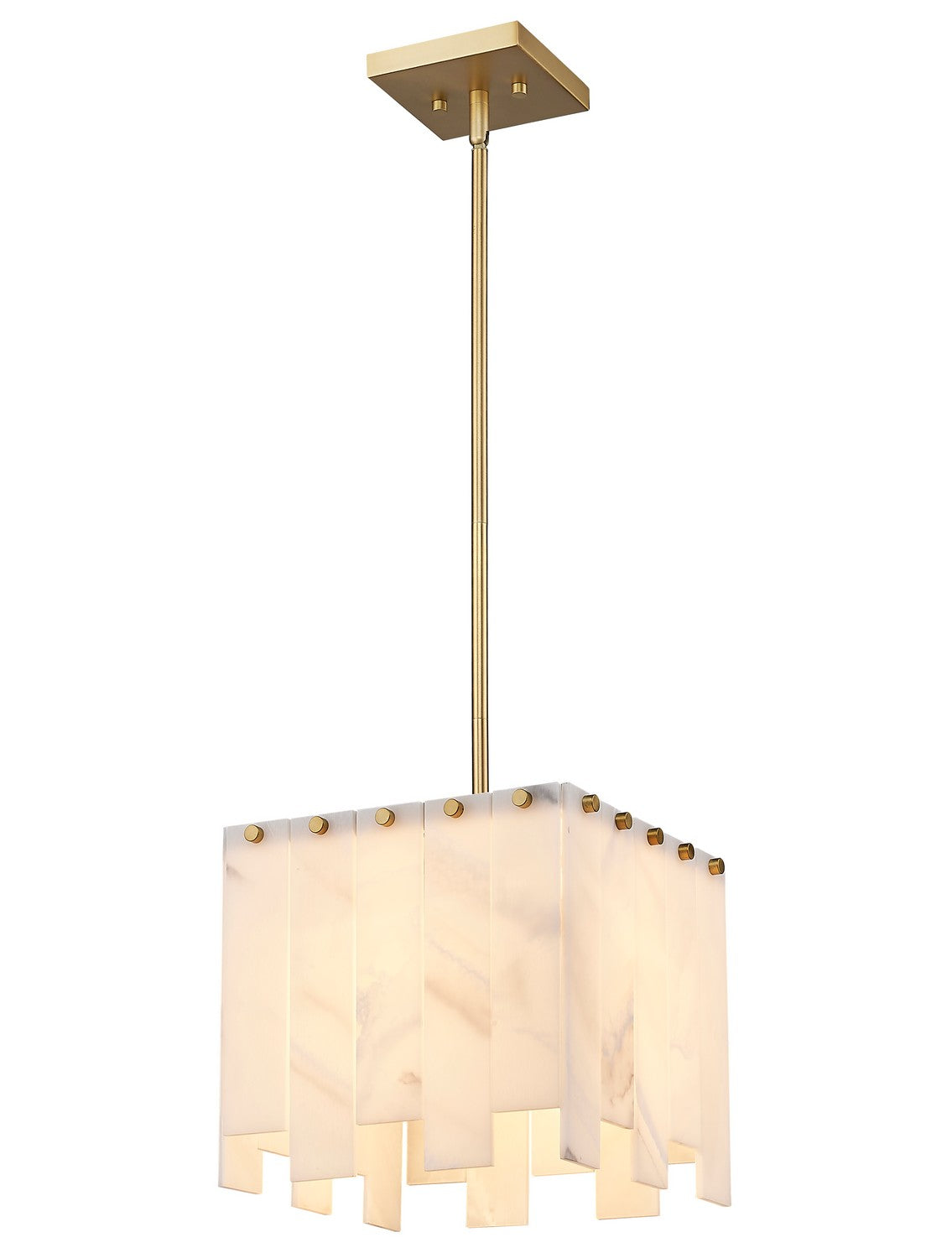 Z-Lite - 345P12-RB - One Light Pendant - Viviana - Rubbed Brass