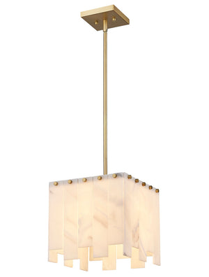 Z-Lite - 345P12-RB - One Light Pendant - Viviana - Rubbed Brass