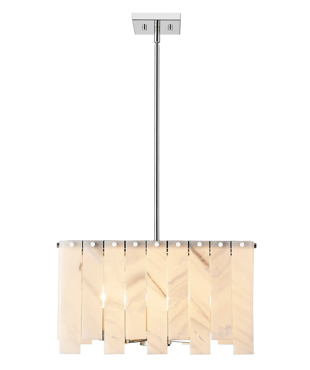 Z-Lite - 345P20-PN - Eight Light Chandelier - Viviana - Polished Nickel