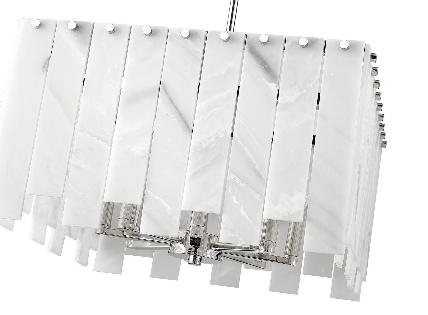 Z-Lite - 345P20-PN - Eight Light Chandelier - Viviana - Polished Nickel