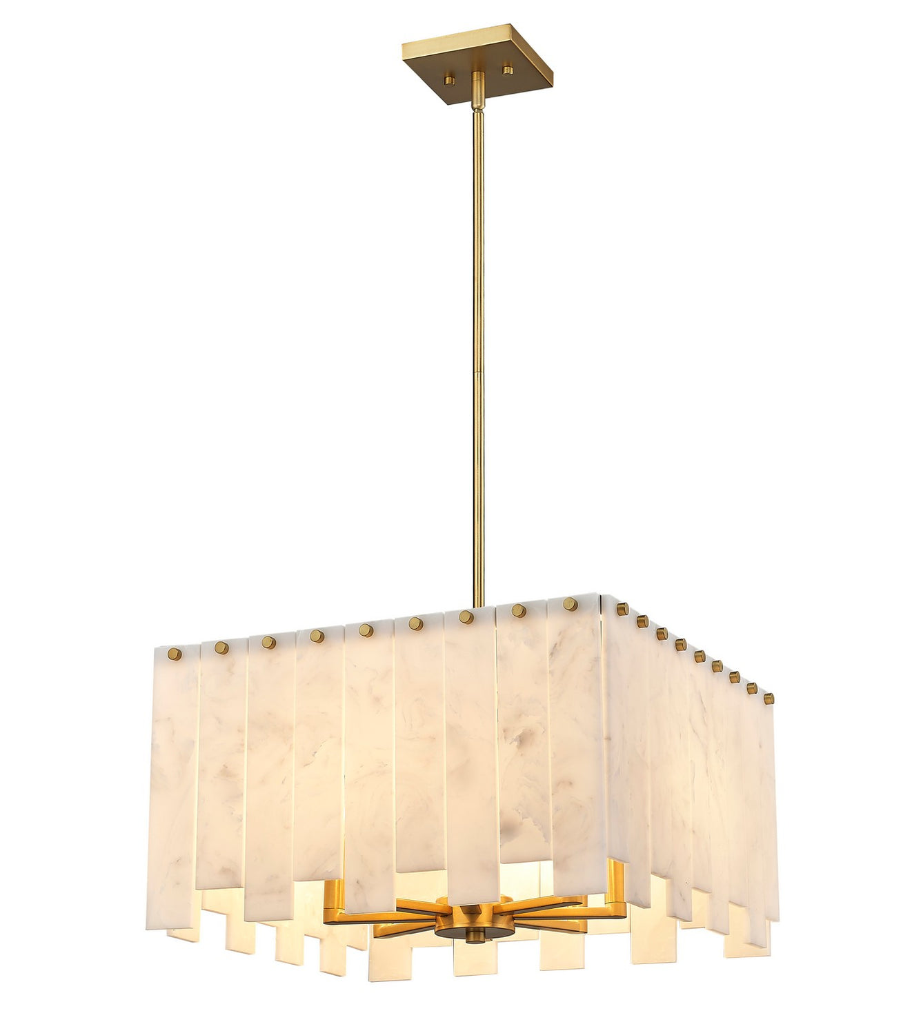 Z-Lite - 345P20-RB - Eight Light Chandelier - Viviana - Rubbed Brass