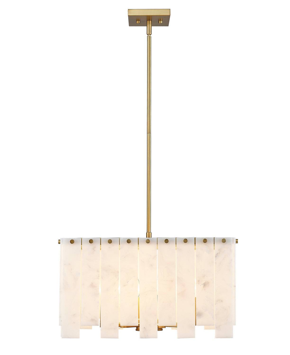 Z-Lite - 345P20-RB - Eight Light Chandelier - Viviana - Rubbed Brass