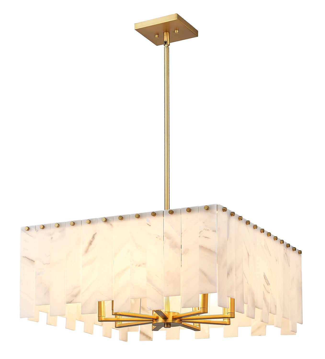 Z-Lite - 345P26-RB - Eight Light Chandelier - Viviana - Rubbed Brass