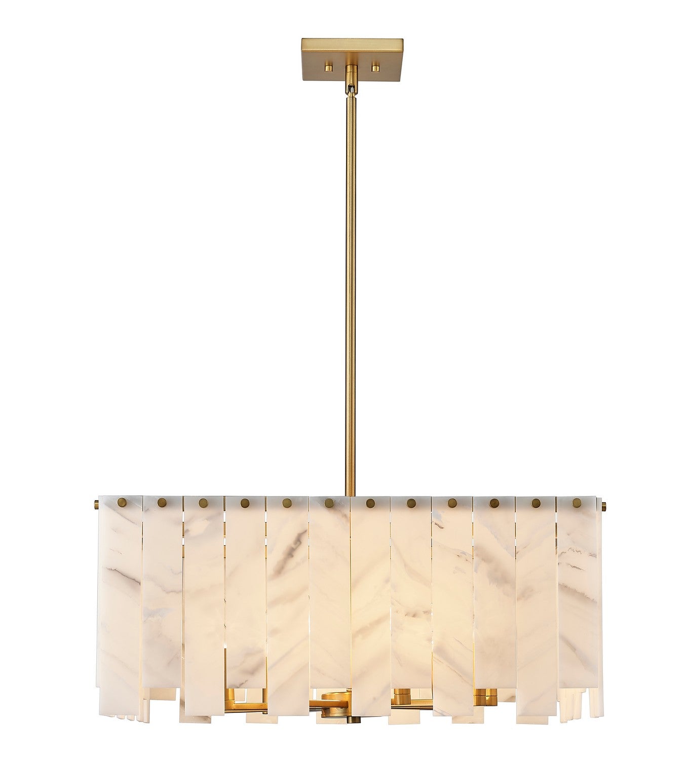 Z-Lite - 345P26-RB - Eight Light Chandelier - Viviana - Rubbed Brass