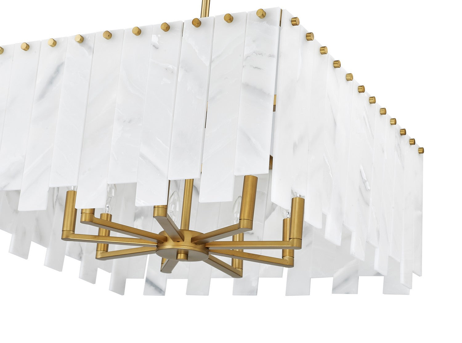 Z-Lite - 345P26-RB - Eight Light Chandelier - Viviana - Rubbed Brass