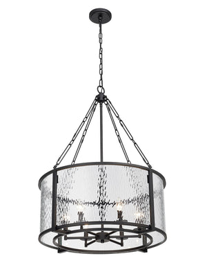 Z-Lite - 346P26-MB - Six Light Chandelier - Barrington - Matte Black