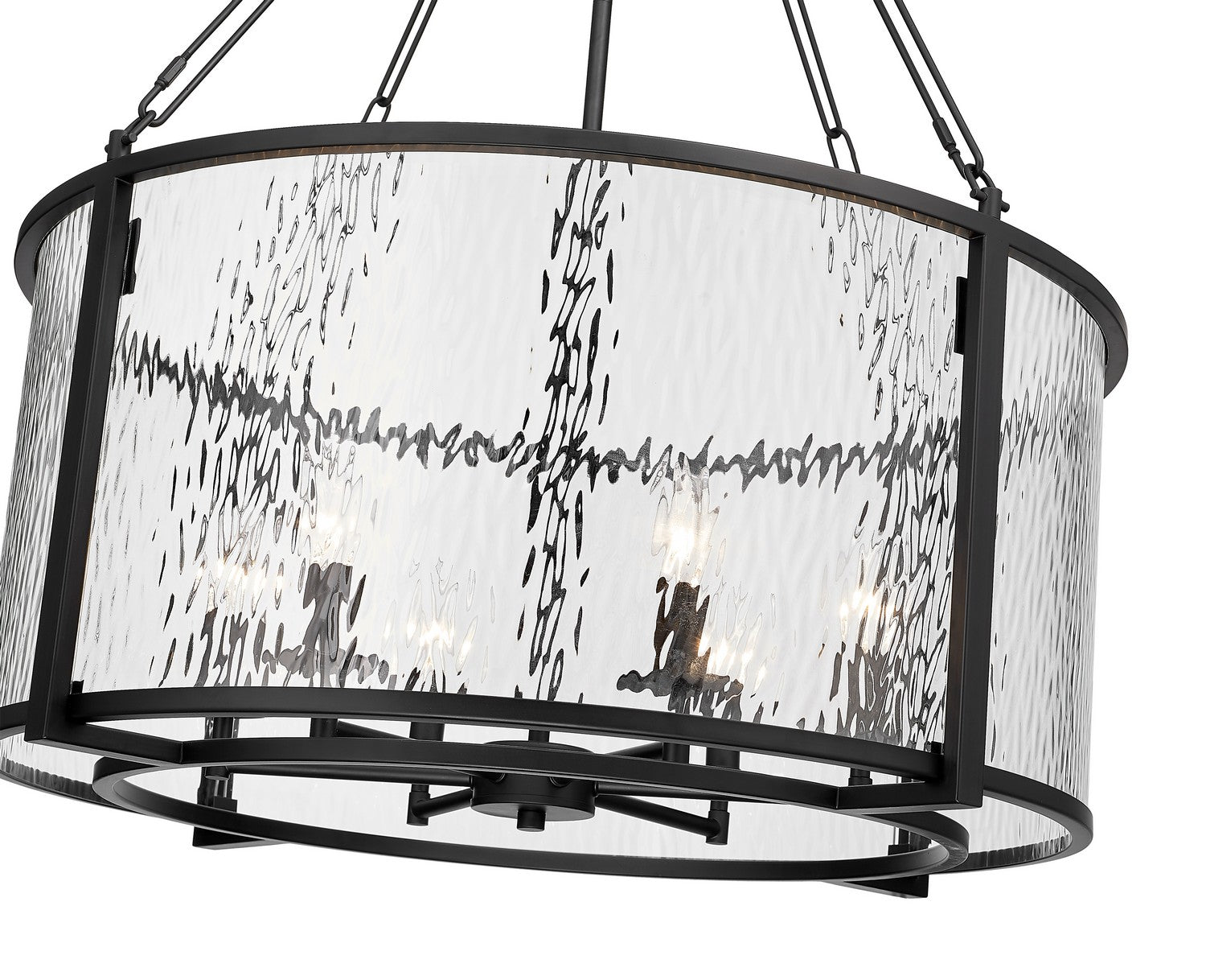 Z-Lite - 346P26-MB - Six Light Chandelier - Barrington - Matte Black