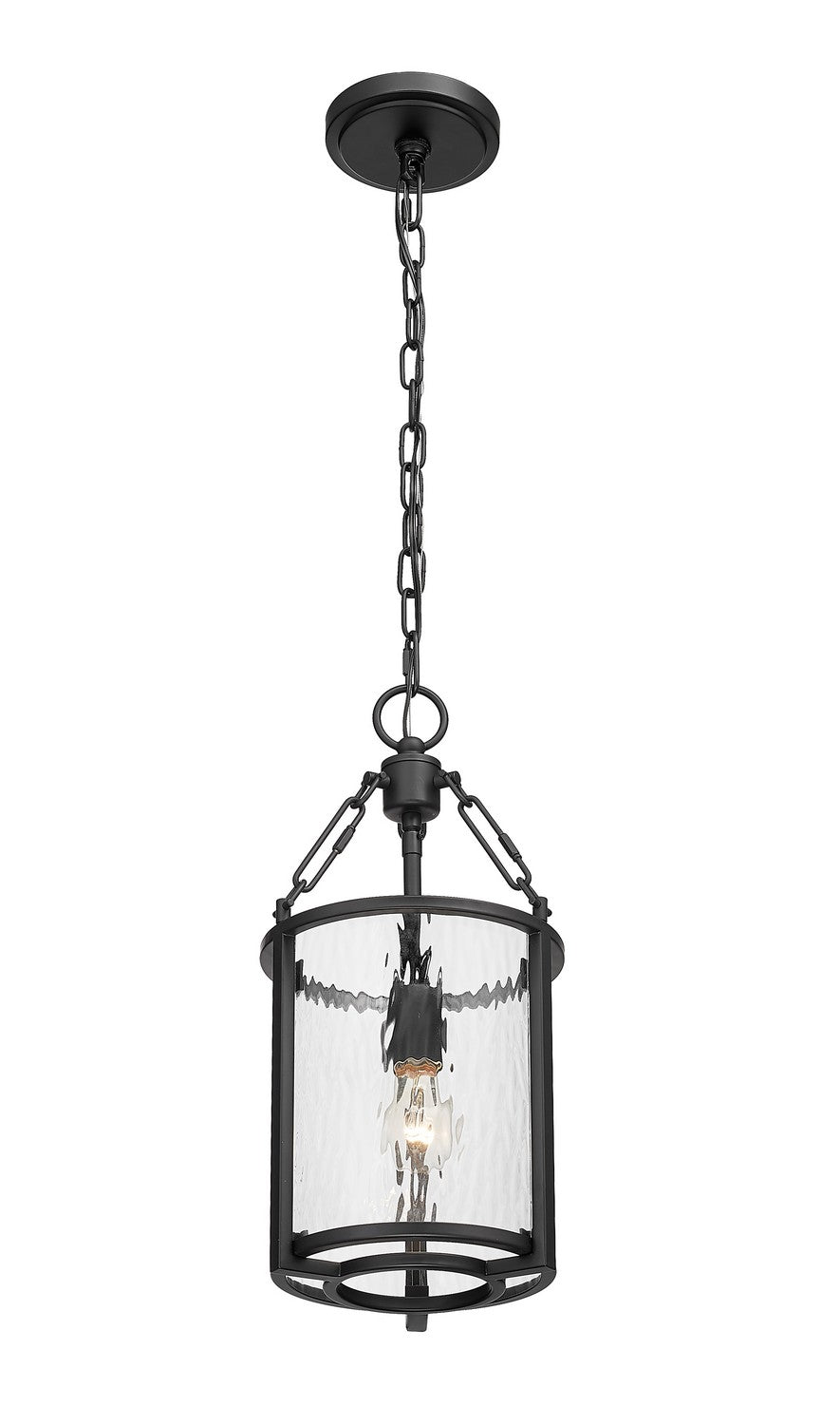 Z-Lite - 346P8-MB - One Light Pendant - Barrington - Matte Black