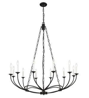 Z-Lite - 3500-12MB - 12 Light Chandelier - Arabella - Matte Black