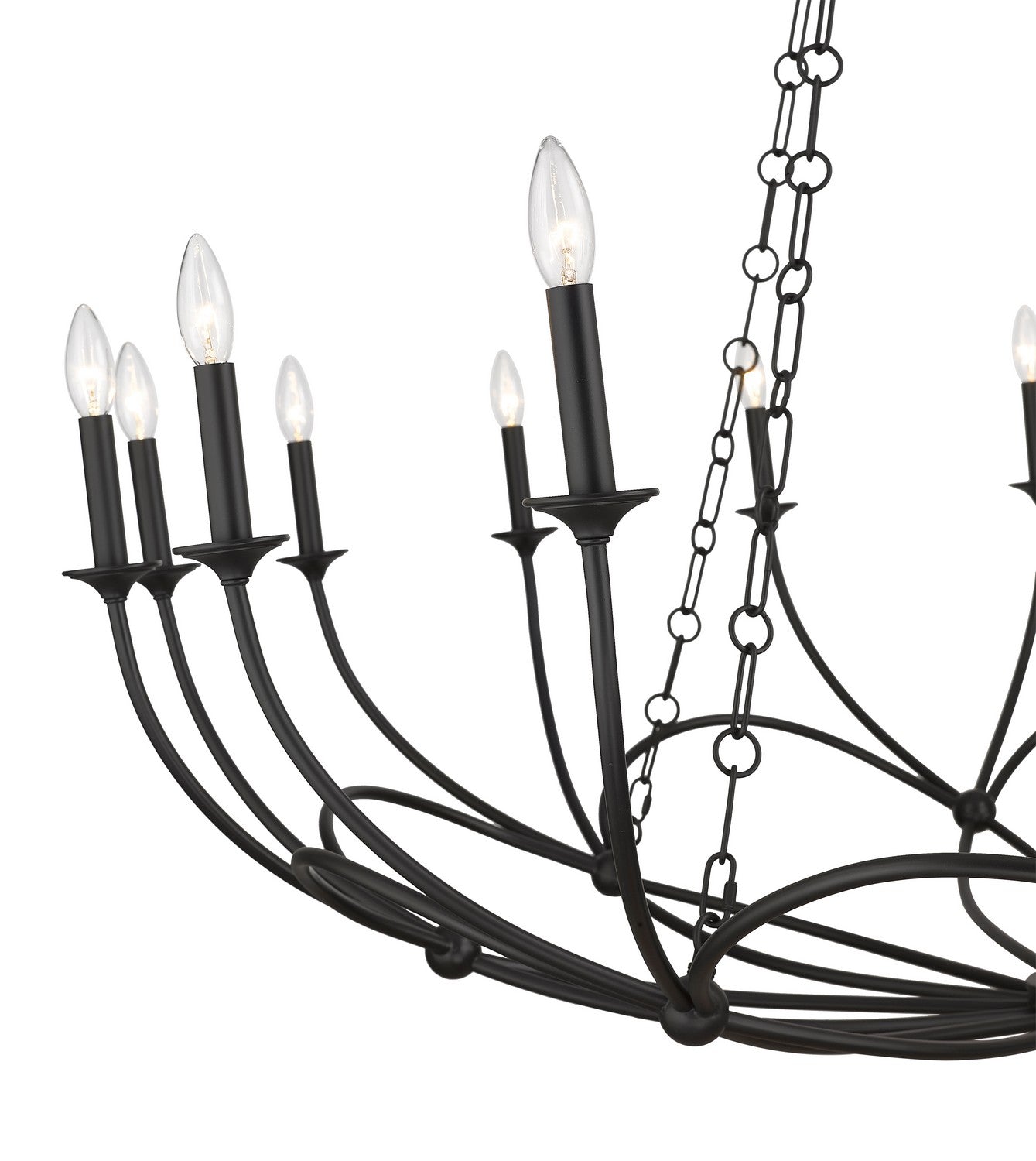 Z-Lite - 3500-16MB - 16 Light Chandelier - Arabella - Matte Black