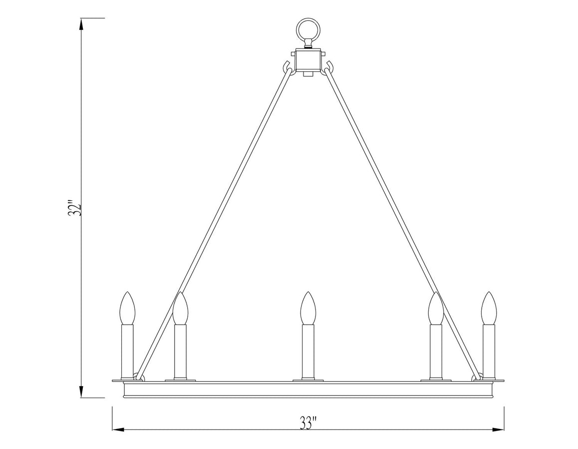 Z-Lite - 482R-8PN - Eight Light Chandelier - Barclay - Polished Nickel