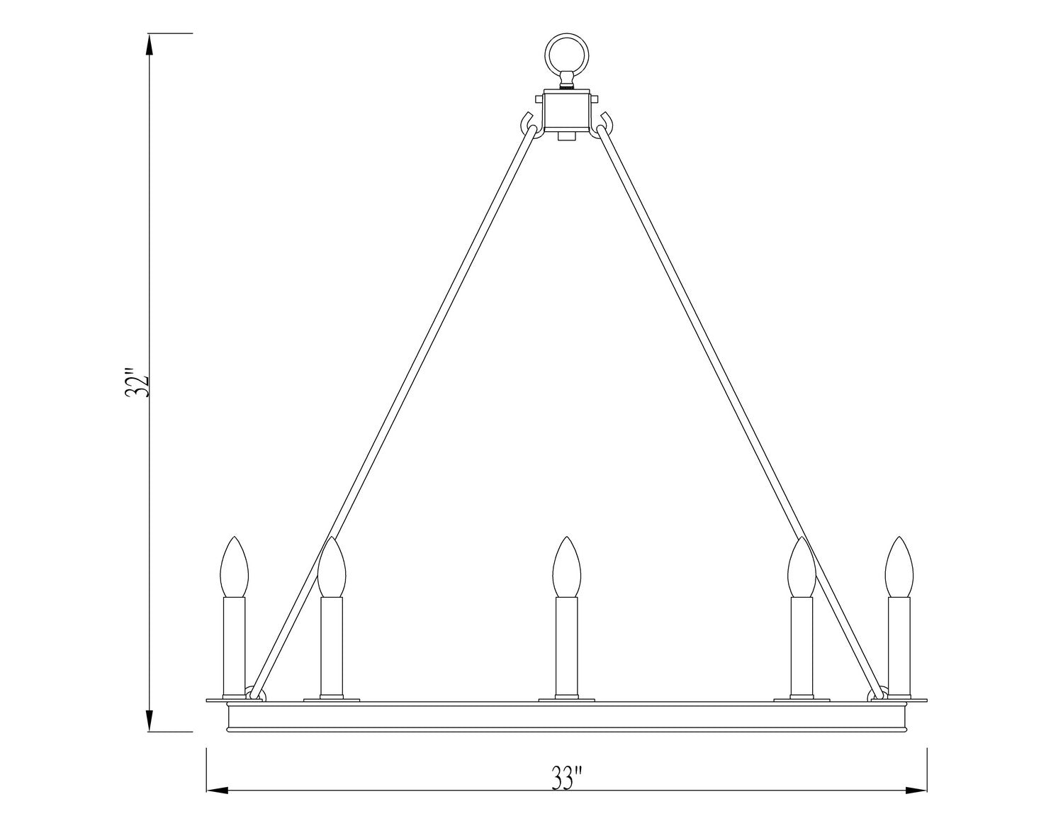 Z-Lite - 482R-8PN - Eight Light Chandelier - Barclay - Polished Nickel