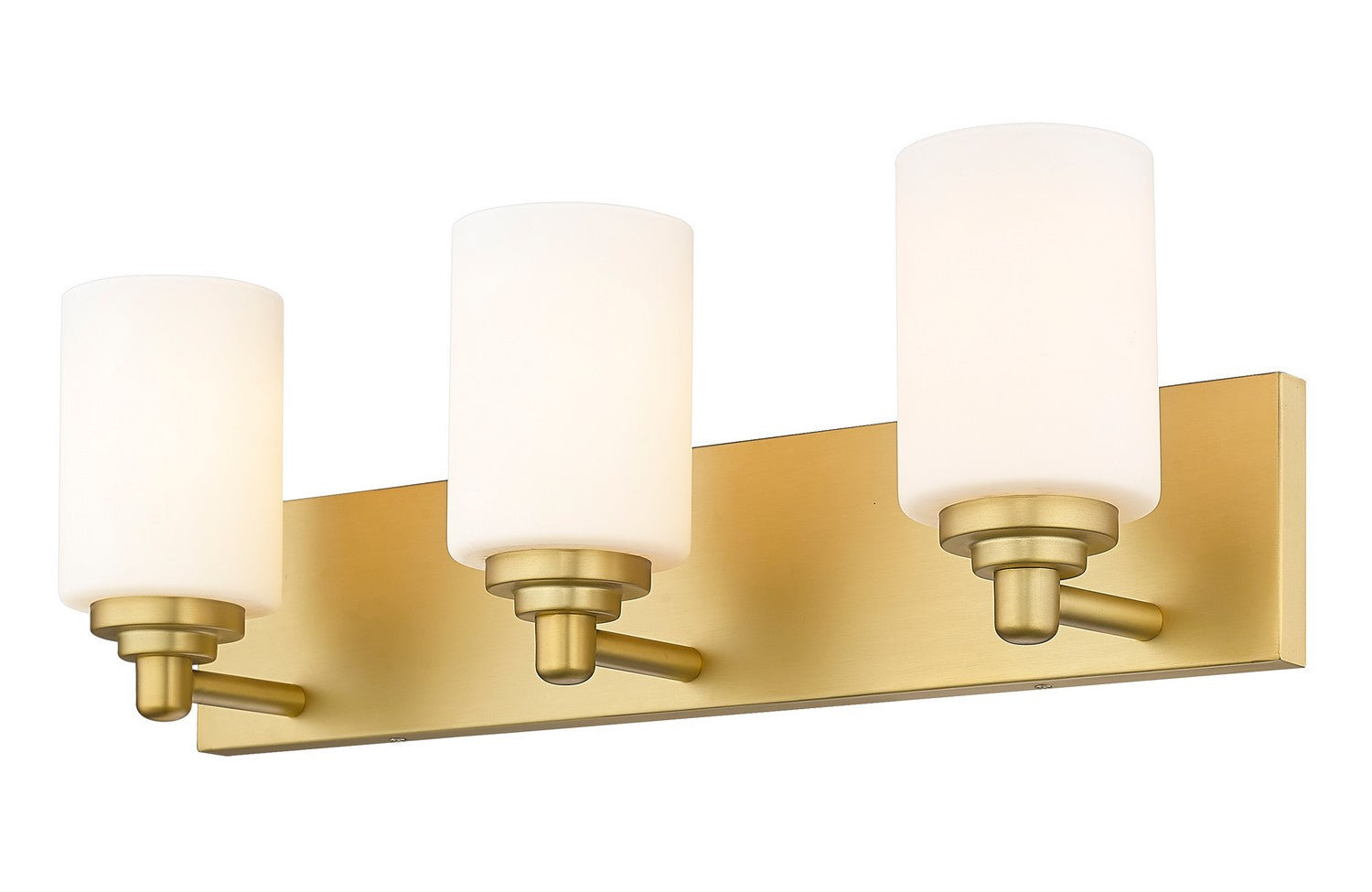 Z-Lite - 485-3V-BG - Three Light Vanity - Soledad - Brushed Gold