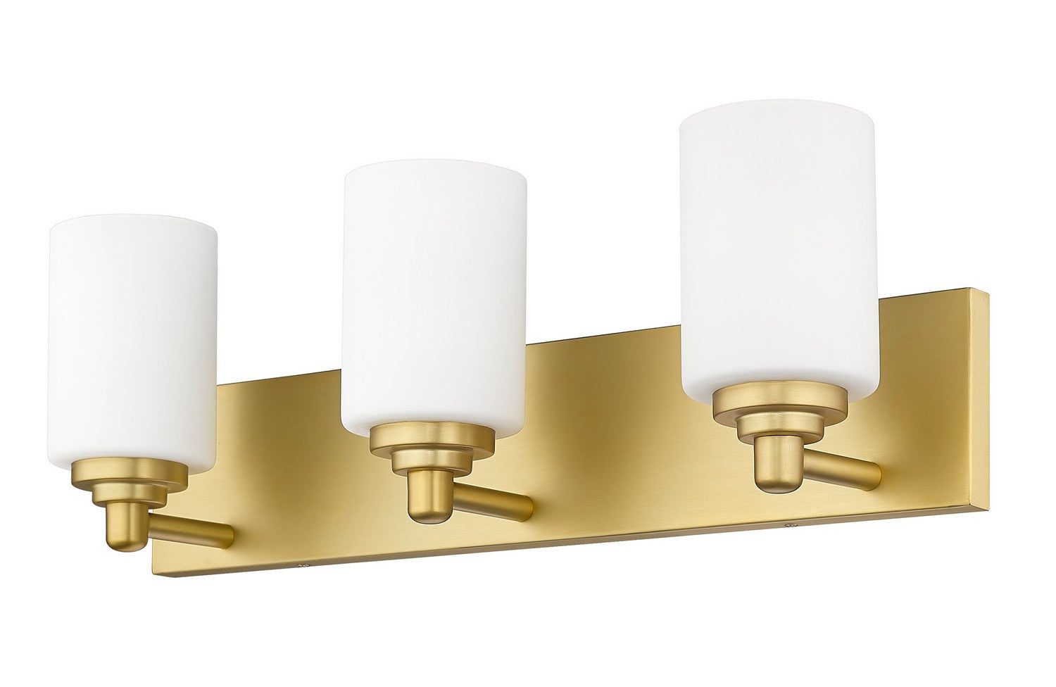 Z-Lite - 485-3V-BG - Three Light Vanity - Soledad - Brushed Gold