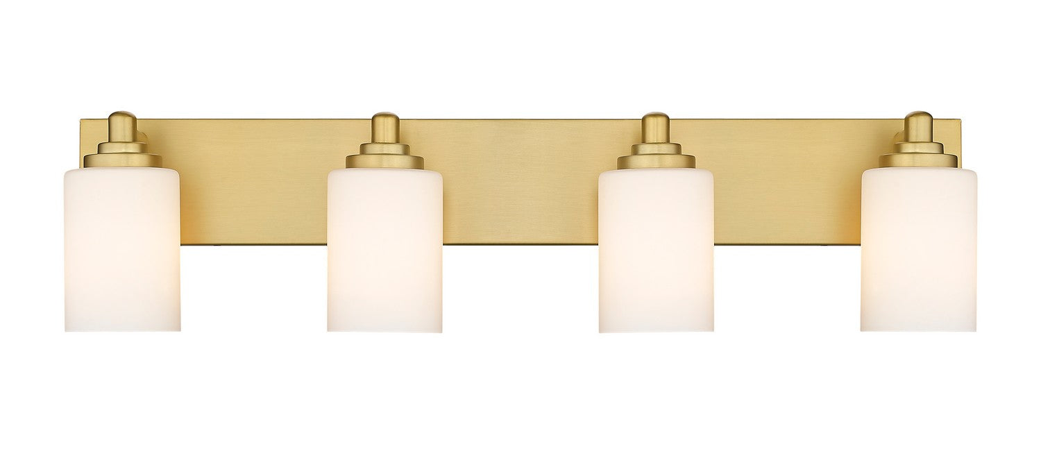 Z-Lite - 485-4V-BG - Four Light Vanity - Soledad - Brushed Gold