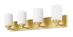 Z-Lite - 485-4V-BG - Four Light Vanity - Soledad - Brushed Gold
