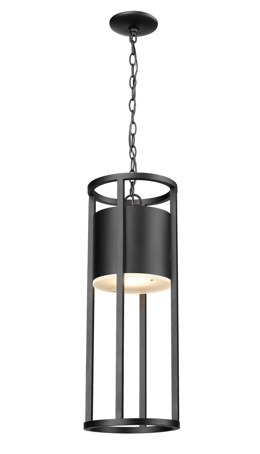 Z-Lite - 517CHB-BK-LED - LED Outdoor Chain Mount Ceiling Fixture - Luca - Black