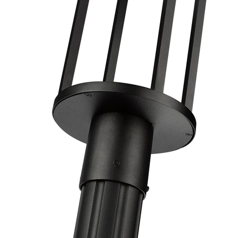 Z-Lite - 517PHB-519P-BK-LED - LED Outdoor Post Moun Fixture - Luca - Black