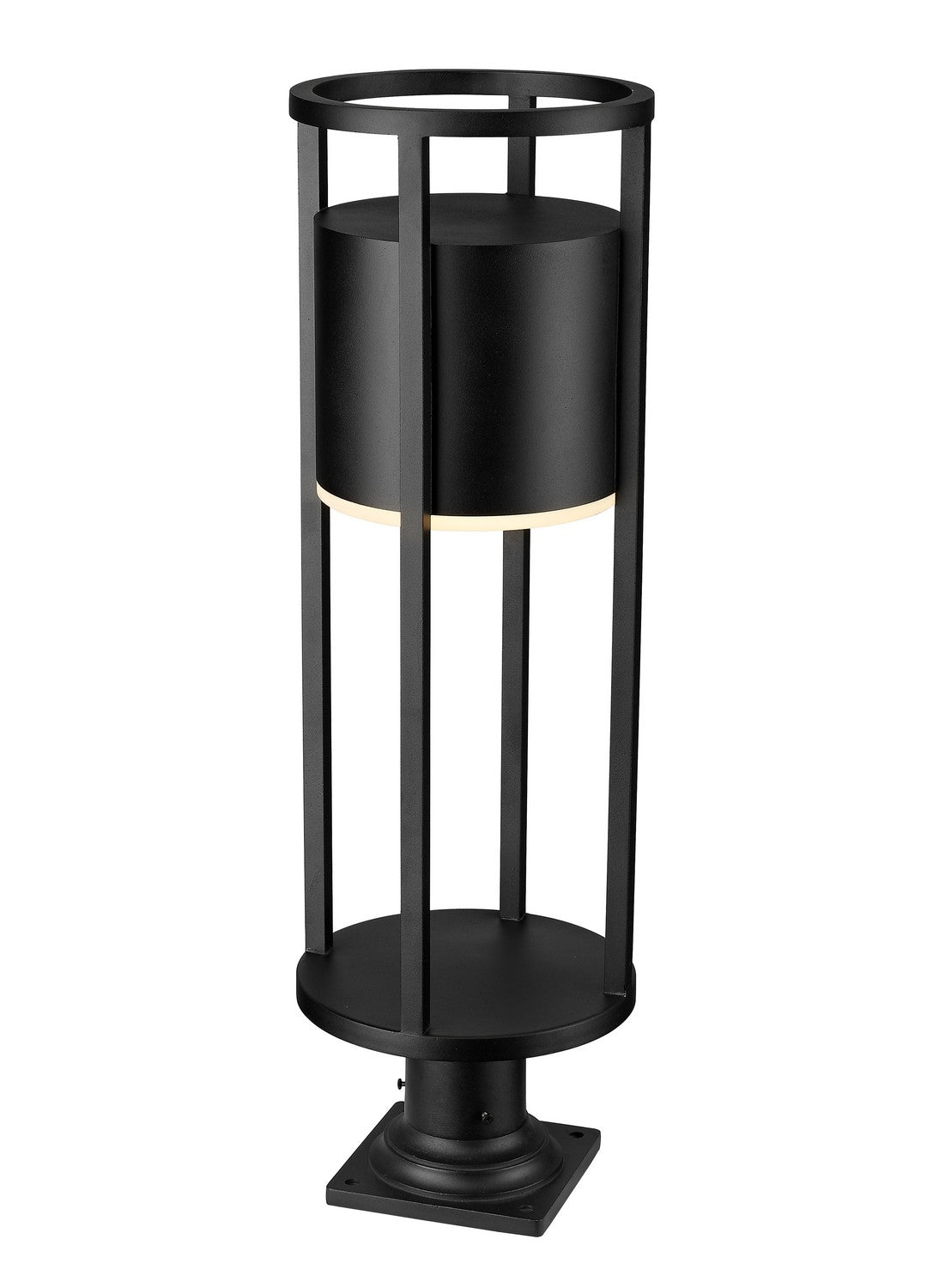 Z-Lite - 517PHB-533PM-BK-LED - LED Outdoor Pier Mounted Fixture - Luca - Black