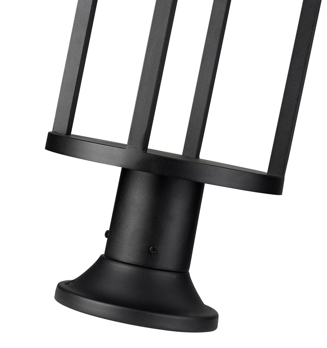 Z-Lite - 517PHB-553PM-BK-LED - LED Outdoor Pier Mounted Fixture - Luca - Black