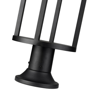 Z-Lite - 517PHB-553PM-BK-LED - LED Outdoor Pier Mounted Fixture - Luca - Black