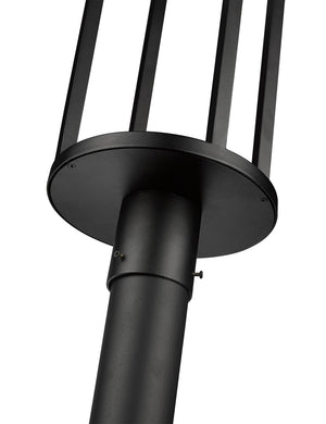 Z-Lite - 517PHB-567P-BK-LED - LED Outdoor Post Moun Fixture - Luca - Black