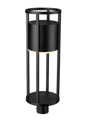 Z-Lite - 517PHB-BK-LED - LED Outdoor Post Moun Fixture - Luca - Black