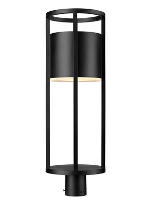 Z-Lite - 517PHB-BK-LED - LED Outdoor Post Moun Fixture - Luca - Black