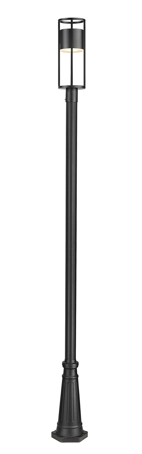 Z-Lite - 517PHM-519P-BK-LED - LED Outdoor Post Moun Fixture - Luca - Black