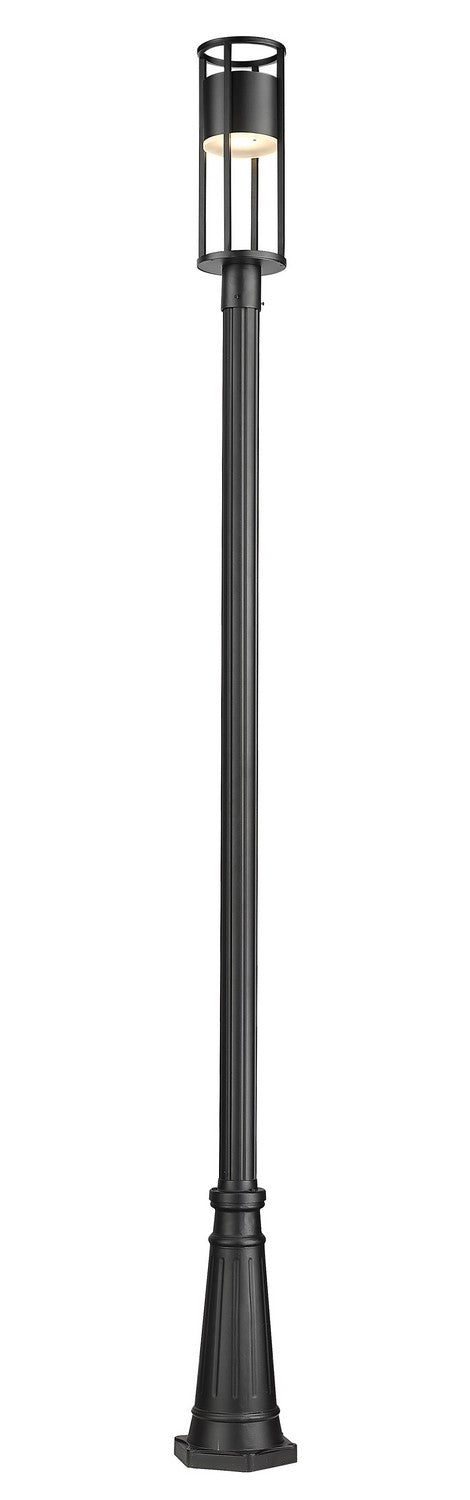 Z-Lite - 517PHM-519P-BK-LED - LED Outdoor Post Moun Fixture - Luca - Black