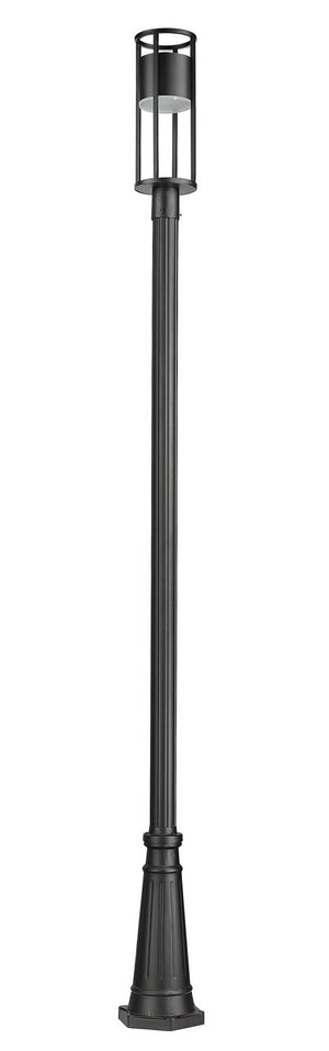 Z-Lite - 517PHM-519P-BK-LED - LED Outdoor Post Moun Fixture - Luca - Black